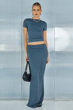 Load image into Gallery viewer, Xavi Maxi Skirt - Steel

