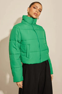 Amore Puffer Jacket - Emerald