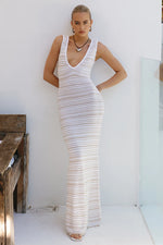 Load image into Gallery viewer, Harper Maxi Dress - Sand/White
