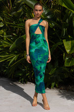 Load image into Gallery viewer, Litsa Midi Dress - Calista Green
