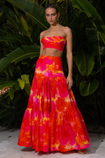 Load image into Gallery viewer, Ayla Top + Maxi Skirt - Oralie Orange
