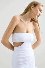 Load image into Gallery viewer, Palais Mini Dress - White
