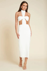 Dani Midi Dress - White