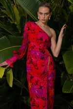 Load image into Gallery viewer, Kana Midi Dress - Romelly Pink
