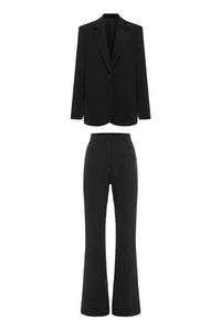 The Pants + Oversized Blazer Set - Black