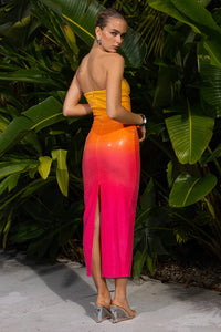 Malibu Midi Dress - Tropical