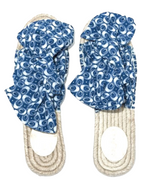 Load image into Gallery viewer, Blue Shwe Bow Espadrilles
