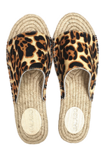 Load image into Gallery viewer, Leopard Leather Espadrilles
