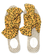 Load image into Gallery viewer, Yellow Shwe Bow Espadrilles
