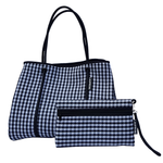 Load image into Gallery viewer, Gingham Neoprene Tote
