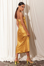 Load image into Gallery viewer, Leila Slip Dress - Marigold
