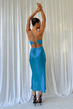 Load image into Gallery viewer, Chaya Slip Dress - Ocean
