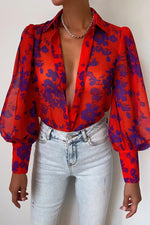 Load image into Gallery viewer, Finlay Shirt - Red Floral
