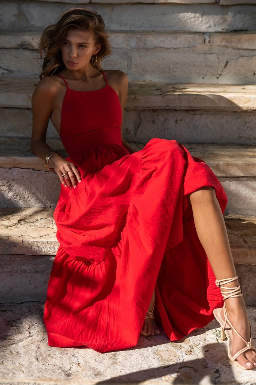 Remy Maxi Dress - Red