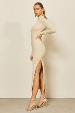 Load image into Gallery viewer, Amore Midi Dress - Oatmeal
