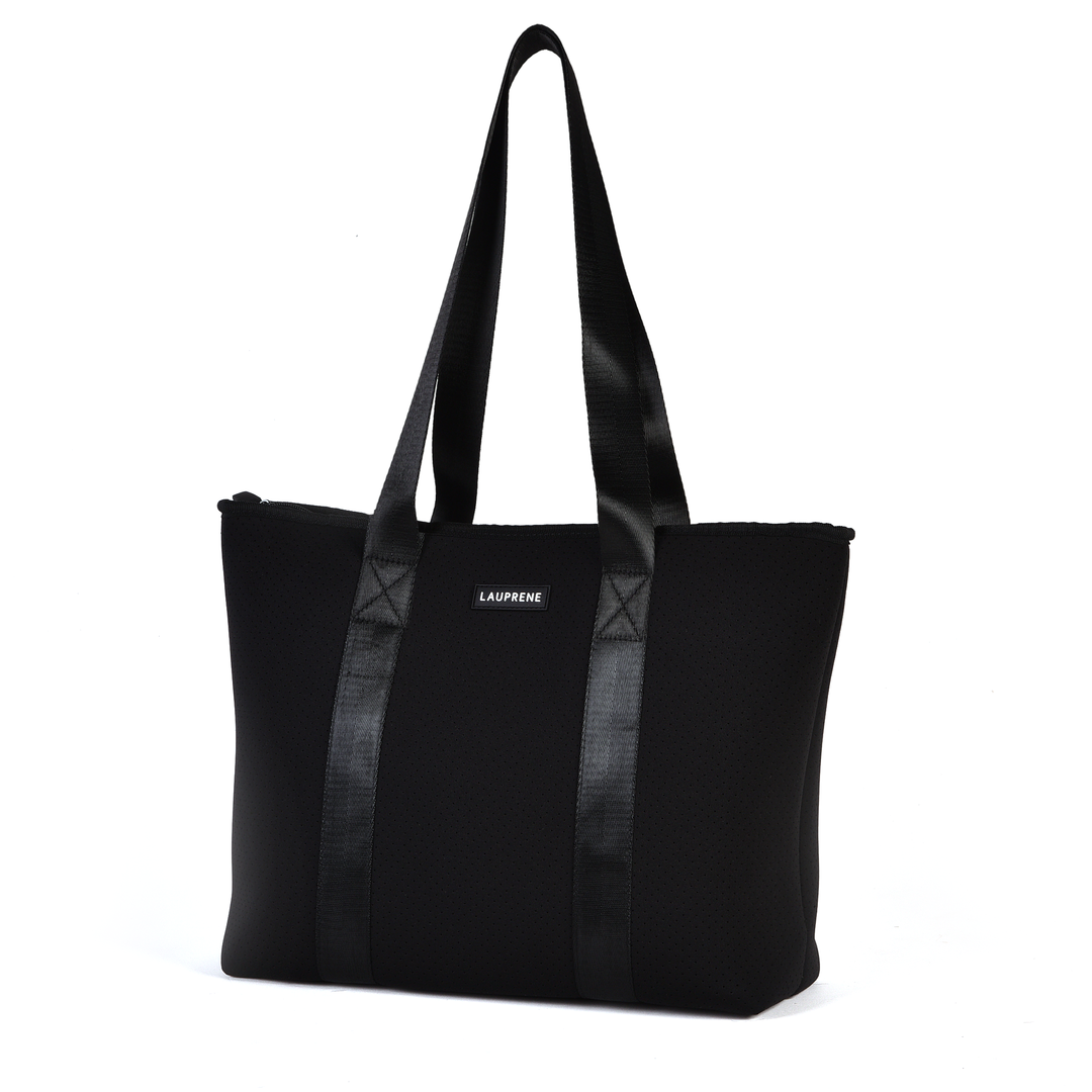 Urban Neoprene Zipped Tote - Black