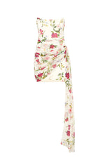 Load image into Gallery viewer, Shannon Mini Dress - White Floral
