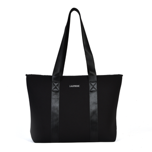 Urban Neoprene Zipped Tote - Black