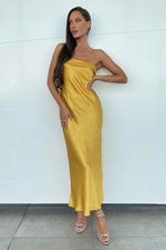 Load image into Gallery viewer, Leila Slip Dress - Marigold
