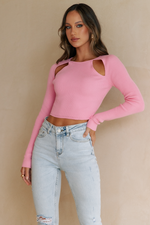 Load image into Gallery viewer, Caitrin Knit Top - Bubblegum
