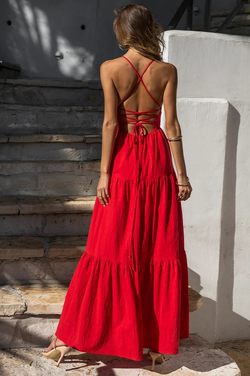 Remy Maxi Dress - Red