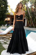 Load image into Gallery viewer, Ayla Maxi Skirt - Black
