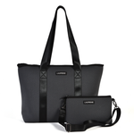 Load image into Gallery viewer, Urban Neoprene Zipped Tote - Charcoal
