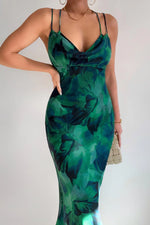 Load image into Gallery viewer, Calista Slip Dress - Green
