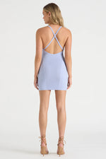 Load image into Gallery viewer, The Lurex Mini Dress - Lilac
