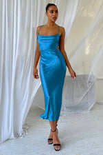 Load image into Gallery viewer, Chaya Slip Dress - Ocean
