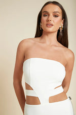 Load image into Gallery viewer, Saki Mini Dress - White
