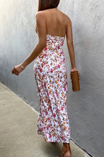 Load image into Gallery viewer, Alani Halter Dress - White Floral
