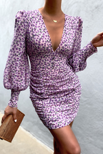 Load image into Gallery viewer, Caitlin Dress - Lilac Floral
