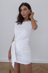 Winnie Shirt Dress - White