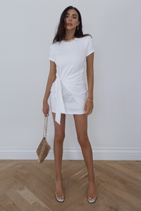 Winnie Shirt Dress - White